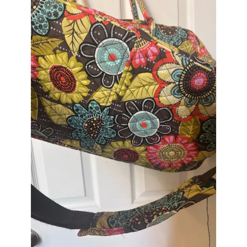 Vera Bradley “Flower Shower” XLarge Traveler/ Weekender Duffel Bag